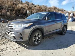 Salvage cars for sale at Reno, NV auction: 2019 Toyota Highlander LE