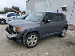 Jeep Renegade salvage cars for sale: 2017 Jeep Renegade Limited