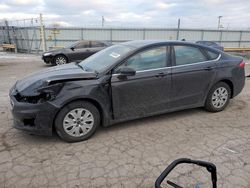 Salvage cars for sale at Dyer, IN auction: 2020 Ford Fusion S