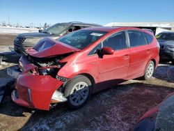 Salvage cars for sale at Brighton, CO auction: 2014 Toyota Prius V