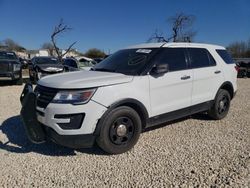 Salvage cars for sale from Copart San Antonio, TX: 2018 Ford Explorer Police Interceptor