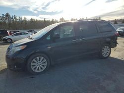 Salvage cars for sale at Windham, ME auction: 2015 Toyota Sienna XLE