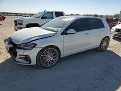 Salvage cars for sale at San Antonio, TX auction: 2019 Volkswagen GTI S