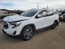 Salvage cars for sale at Colorado Springs, CO auction: 2021 GMC Terrain SLT