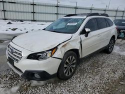 Salvage cars for sale at Cahokia Heights, IL auction: 2017 Subaru Outback 2.5I Limited