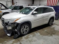 Salvage cars for sale at Billings, MT auction: 2015 Toyota Highlander XLE