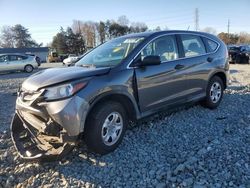 Vehiculos salvage en venta de Copart Mebane, NC: 2014 Honda CR-V LX