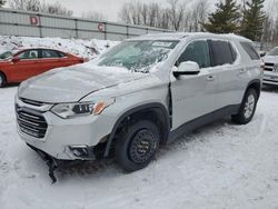 Chevrolet salvage cars for sale: 2020 Chevrolet Traverse LT