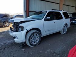 Salvage cars for sale at Houston, TX auction: 2014 Lincoln Navigator