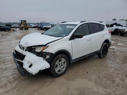 Salvage cars for sale from Copart Houston, TX: 2015 Toyota Rav4 LE