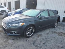 Carros salvage a la venta en subasta: 2015 Ford Fusion Titanium HEV