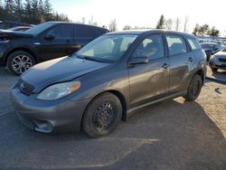 Salvage cars for sale at Bowmanville, ON auction: 2008 Toyota Corolla Matrix XR