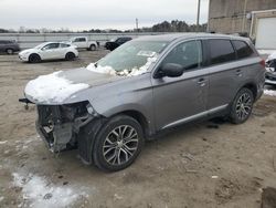 Salvage cars for sale at Fredericksburg, VA auction: 2018 Mitsubishi Outlander SE