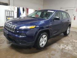 Jeep salvage cars for sale: 2015 Jeep Cherokee Sport