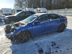 Salvage cars for sale at Glassboro, NJ auction: 2019 Honda Civic Sport