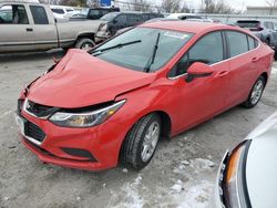 Chevrolet salvage cars for sale: 2018 Chevrolet Cruze LT