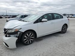 Salvage cars for sale at Arcadia, FL auction: 2015 Honda Civic EXL