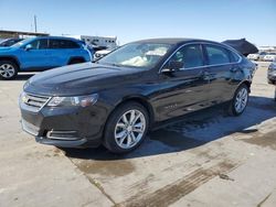 Salvage cars for sale from Copart Grand Prairie, TX: 2017 Chevrolet Impala LT