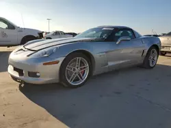 Salvage cars for sale at Wilmer, TX auction: 2007 Chevrolet Corvette Z06