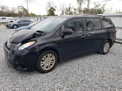 Salvage cars for sale at Riverview, FL auction: 2016 Toyota Sienna XLE