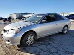 Honda Civic salvage cars for sale: 2005 Honda Civic LX