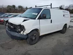 Salvage trucks for sale at Exeter, RI auction: 2012 Chevrolet Express G2500