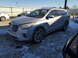 Salvage cars for sale at Dyer, IN auction: 2018 Hyundai Santa FE SE