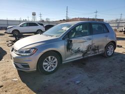 Salvage cars for sale at Chicago Heights, IL auction: 2018 Volkswagen Golf S