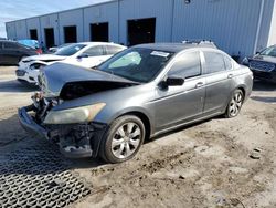 Salvage cars for sale at Jacksonville, FL auction: 2009 Honda Accord EXL