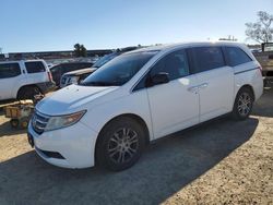 Honda salvage cars for sale: 2012 Honda Odyssey EXL