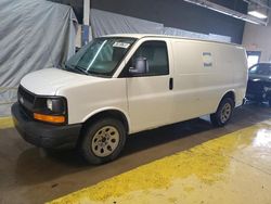 Salvage trucks for sale at Indianapolis, IN auction: 2010 Chevrolet Express G1500