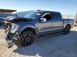 Salvage cars for sale at Andrews, TX auction: 2021 Ford F150 Supercrew