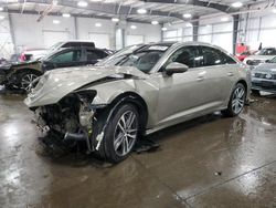 Salvage cars for sale from Copart Ham Lake, MN: 2020 Audi A6 Premium Plus