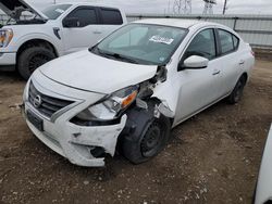 Salvage cars for sale at Elgin, IL auction: 2017 Nissan Versa S