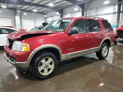 Ford Explorer salvage cars for sale: 2004 Ford Explorer Eddie Bauer