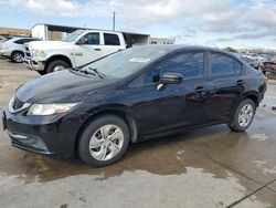 Vehiculos salvage en venta de Copart Grand Prairie, TX: 2014 Honda Civic LX