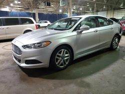 Salvage cars for sale at Woodhaven, MI auction: 2015 Ford Fusion SE