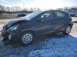 Salvage cars for sale at New Britain, CT auction: 2016 Toyota Prius C