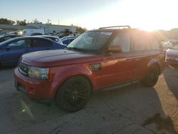 Salvage cars for sale at Martinez, CA auction: 2012 Land Rover Range Rover Sport HSE Luxury