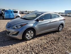 Salvage cars for sale at Phoenix, AZ auction: 2016 Hyundai Elantra SE