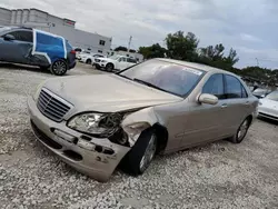 Mercedes-Benz s-Class salvage cars for sale: 2003 Mercedes-Benz S 430