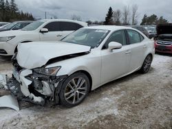 Salvage cars for sale at Bowmanville, ON auction: 2019 Lexus IS 300