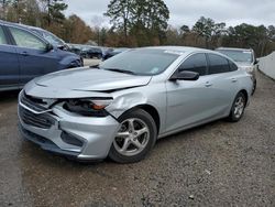 Chevrolet salvage cars for sale: 2016 Chevrolet Malibu LS