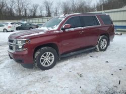 Salvage cars for sale at Ellwood City, PA auction: 2017 Chevrolet Tahoe K1500 LT