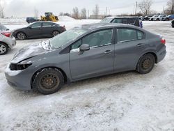 Honda Civic salvage cars for sale: 2012 Honda Civic LX