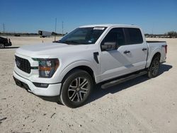 Salvage cars for sale at New Braunfels, TX auction: 2023 Ford F150 Supercrew