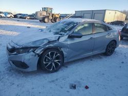 Salvage cars for sale at Wayland, MI auction: 2021 Honda Civic Sport