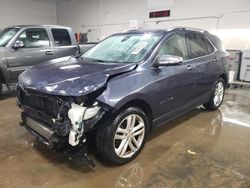 Salvage cars for sale from Copart Elgin, IL: 2018 Chevrolet Equinox Premier