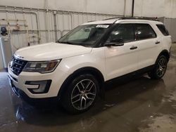 Carros salvage sin ofertas aún a la venta en subasta: 2017 Ford Explorer Sport