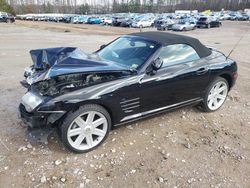 Salvage cars for sale at Charles City, VA auction: 2007 Chrysler Crossfire